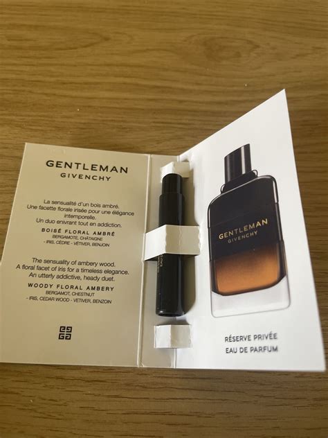 givenchy gentleman reserve privee sample.